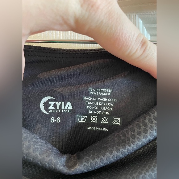 Black textured Zyia leggings - Picture 5 of 6